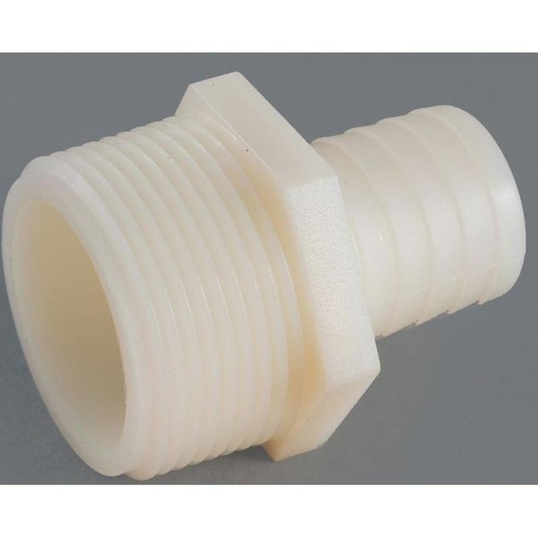 Hose Adapter, 34 in, Barb, 34 in, MGH, 150 psi Pressure, Nylon, Anderson Metals, Mfr#: 53748-1212